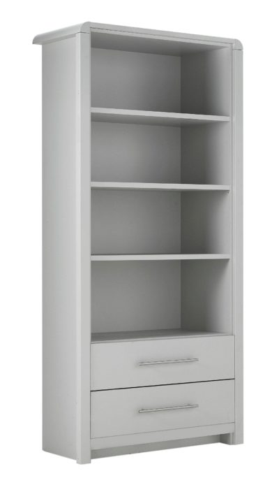 Heart of House Elford 2 Drawer Bookcase - Grey